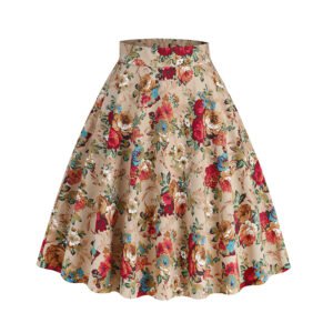 Falda floral de Hepburn